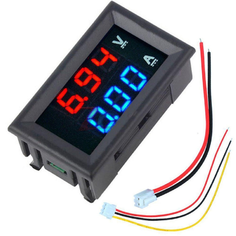 XK-001 DSN-VC288 Digital Voltmeter (0-100V) and Ammeter (10 A) Dual Le ...