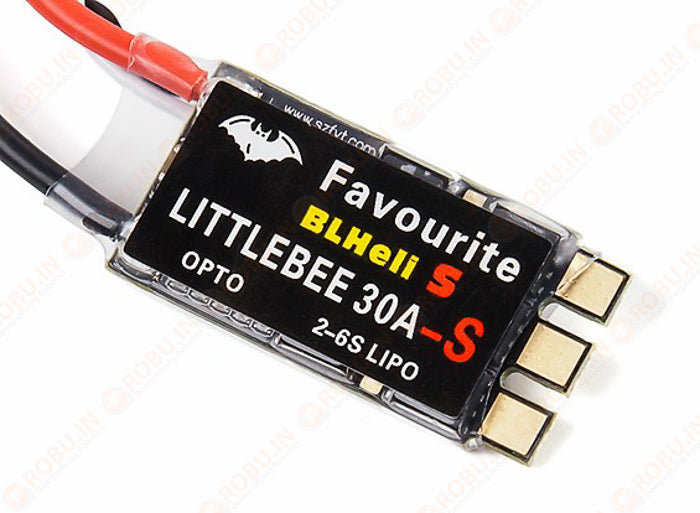 Favourite BLHeli_S LITTLEBEE 30A-S electronic component on a white background