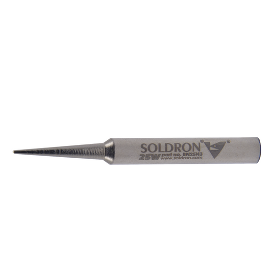 SOLDRON BN25N1  - 25 WATT NICKEL PLATED NEEDLE BIT FOR SOLDRON 25W SOLDERING IRON