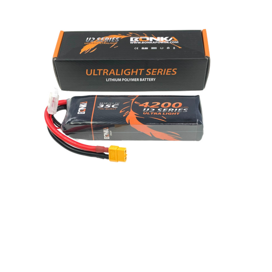 Bonka 11.1V 4200mAh 3S 35C U2 Series Lithium Polymer Battery