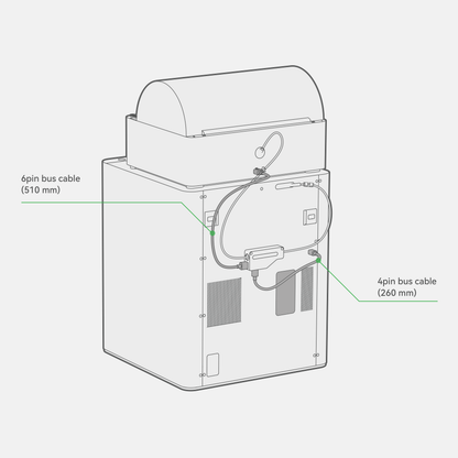 Bambu Lab Bus Cable 4pin 260mm (Printer to Hub/Buffer)