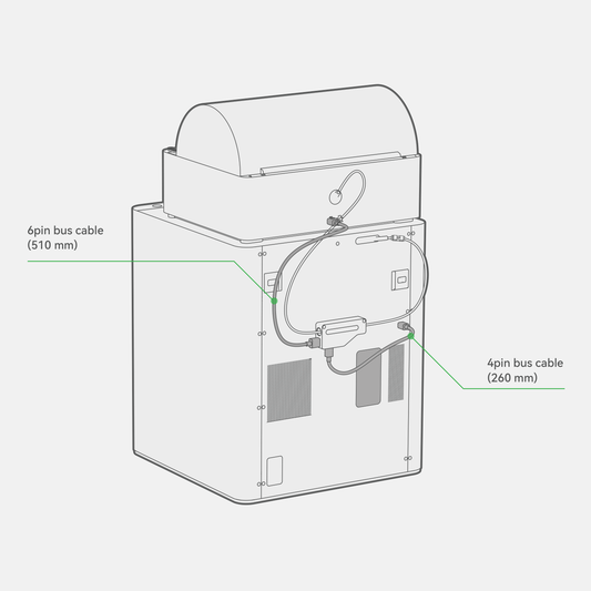Bambu Lab Bus Cable 4pin 260mm (Printer to Hub/Buffer)