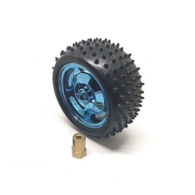 85mm Robotics Wheel for ATV with Coupler - All Terrain Robot Monster Off Road Wheel