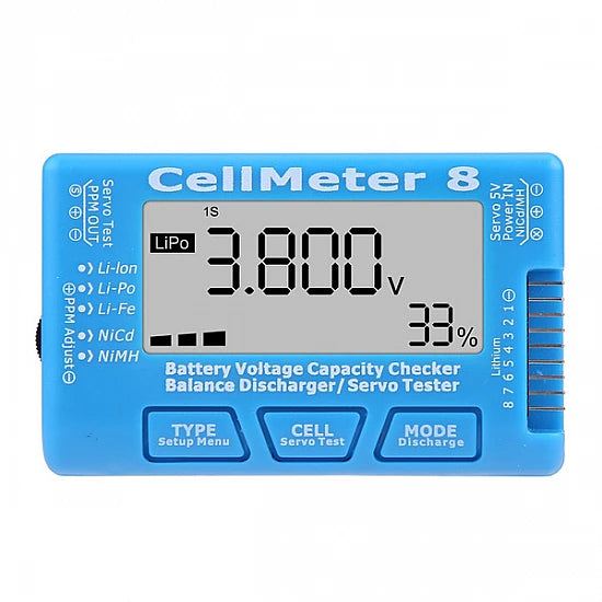 Cellmeter 8 Multi-Functional Digital Power Servo Tester