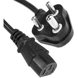 Computer Power Cable Cord for Desktops PC / Printers/Monitor SMPS Cable IEC Mains Cable 1.5Meter