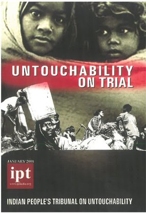UNTOUCHABILITY ON TRIAL BY INDIAN PEOPLE'S TRIBUNAL ON UNTOUCHABILITY (PAPERBACK) PAPERBACK)
