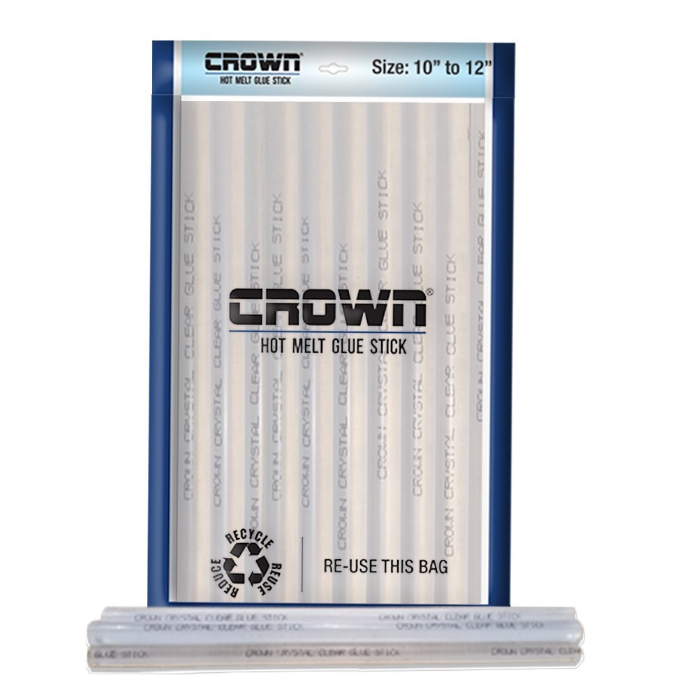 Crown Mario Crystal Clear Transparent Hot Melt Glue Sticks for Glue Gun (1 pc)