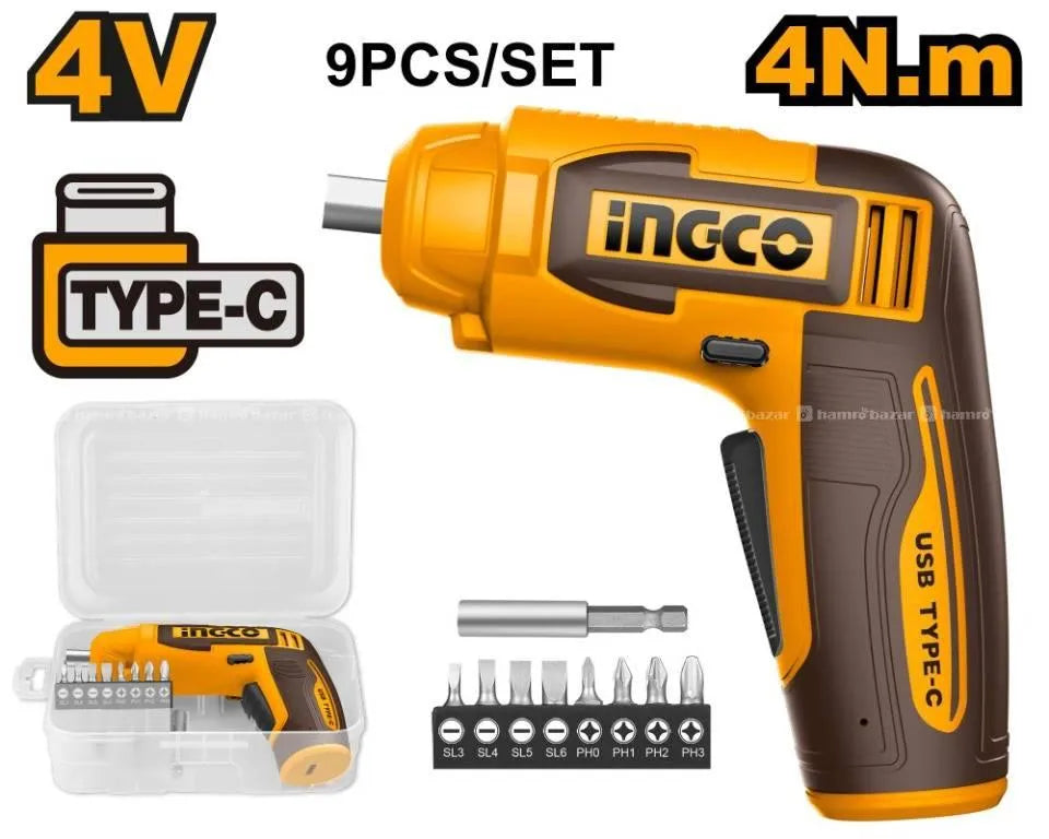 INGCO CSDLI0458 Cordless screwdriver 4V