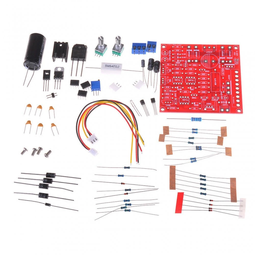 DC 2mA-3A Adjustable Regulated Power Supply DIY Kit  (Unassembled)