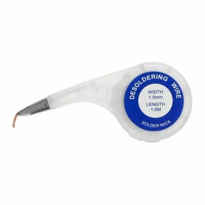 Desoldering Wire, 2.5 mm Width, 1.5 m Length