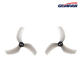 Gemfan D90S-3 Ducted 90mm / 3.5'' T Mount 1.5mm Clear Gray Cinewhoop Propeller (2L+2R)