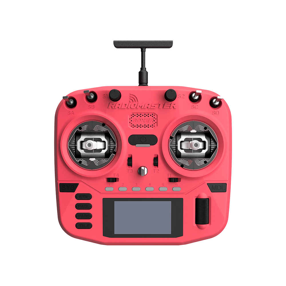 Radiomaster Boxer Crush  Radio Controller (M2)- ELRS Version Cherry Red