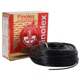 1.5 sq. mm Black Finolex Gold Flame Retardant PVC Insulated Industrial Cable Wire ( 1 Meter )