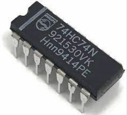 74107 Phillips 74HC107N Dual JK flip-flop with reset, negative-edge trigger