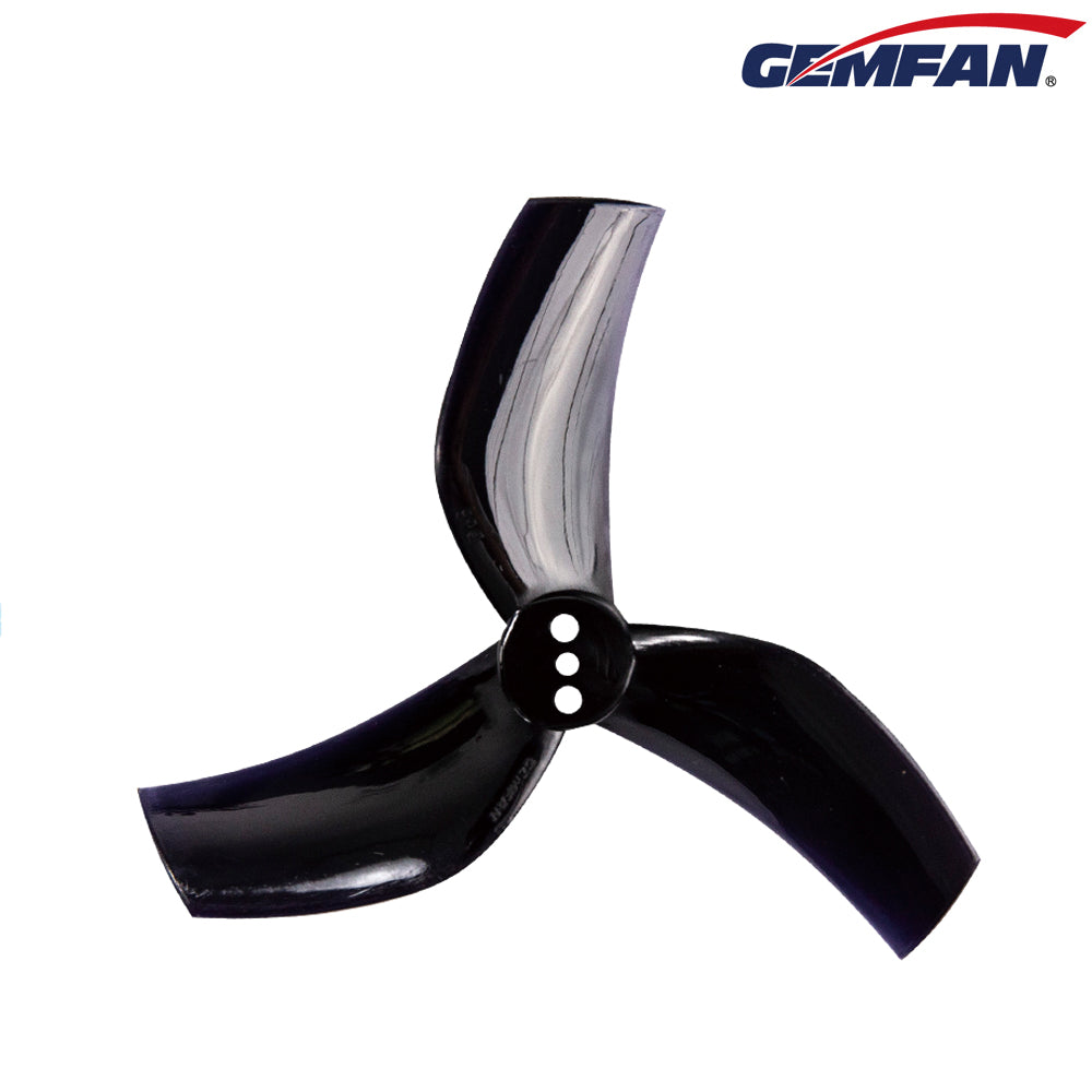 Gemfan D63-3 2.5-inch Cinewhoop Propellers – Black (8pcs)