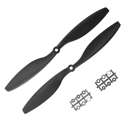 GEMFAN 1238 (12X3.8) ABS Propeller, Black (1 Pair-CW+CCW)