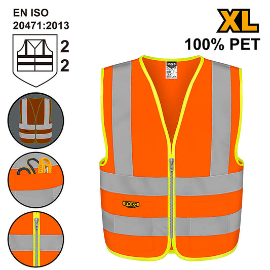 INGCO RV82XL Reflection Vest (Orange)