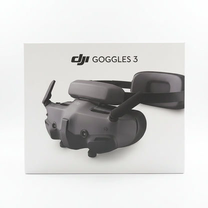 Box packaging of DJI Goggles 3 at indian hobby center, 