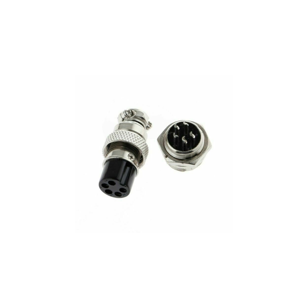 5 Pin Metal Aviation Plug GX16 MRS Male and Female Panel Connector