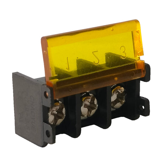 HB9500-3P 9.5mm Pitch 3-Pin Barrier Terminal Connector with LID