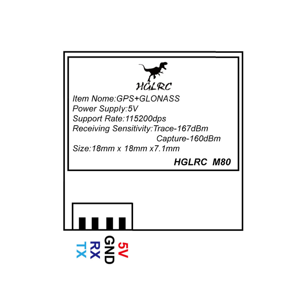 HGLRC M80 GPS for FPV Racing Drone