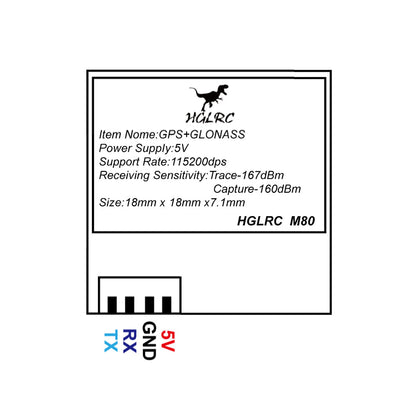 HGLRC M80 GPS for FPV Racing Drone
