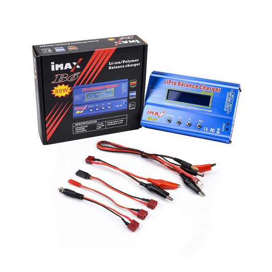 IMAX B6 Professional Li-ion / Polymer Balance Charger / Discharger 80W 6A 1-6 Cells Battery Charger