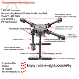 ZD680 680mm Carbon Fiber Quadcopter Frame Kit with Carbon Fiber Landing Gear
