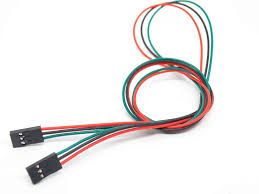 3 Pin Connector Female to Female Dupont Cable For 3D Printer (Pack of 2)