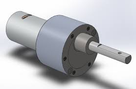 200 RPM Johnson DC Gear Motor Side Shaft (New Model)