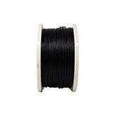 12 AWG Silicone Braided Wire Black- 1 Meter
