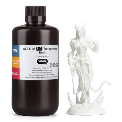 Elegoo ABS Like Photopolymer Resin 3.0 1000g- White