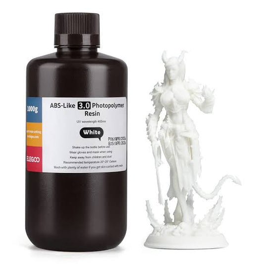 Elegoo ABS Like Photopolymer Resin 3.0 1000g- White