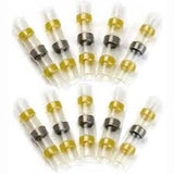 Yellow Heat Shrink Solder Sleeve Crimpless Butt Connectors