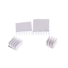 Aluminum Heat Sink Set Silver for Official Raspberry Pi 4B 4 in 1