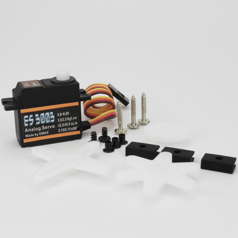 EMAX ES3003 17g 3.5kg 0.13sec 23T Plastic Gear Analog Servo