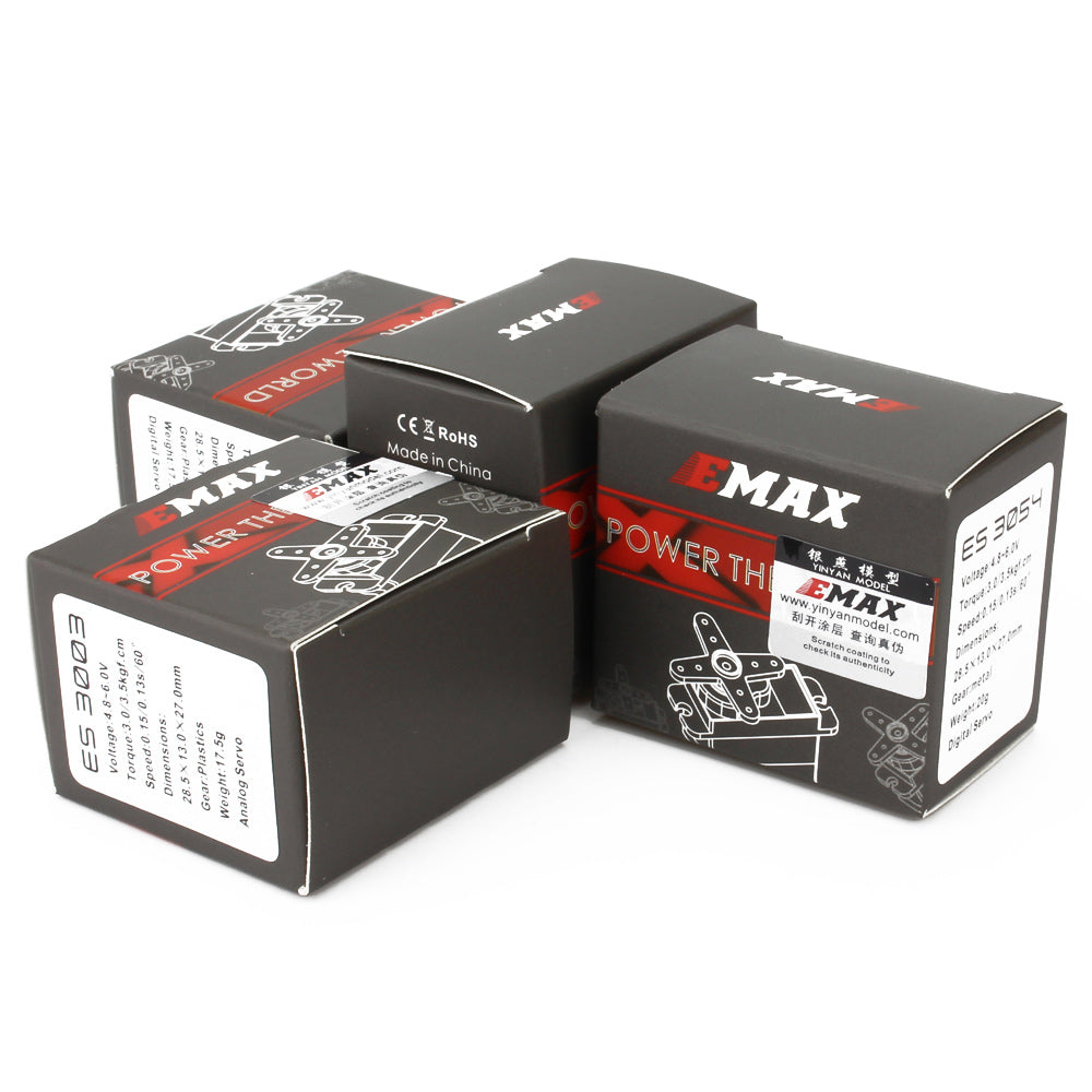 EMAX ES3004 17g 3.5kg 0.13sec 23T Metal Gear Analog Servo For RC Airplane ES3104 upgrade