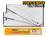 INGCO HKNSB112  18mm Knife Blades Set (Pack of 10)