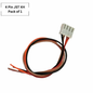 4 Pin JST-XH 2515 Female Connector with wire 25cm - 2.54mm Pitch (1 Pc)