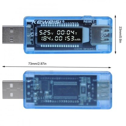 KEWEISI KWS-V20 USB BATTERY CURRENT VOLTAGE CAPACITY TESTER