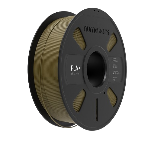 Numakers PLA+ Filament – Military Khaki – 1.75 mm / 1 kg