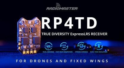 RadioMaster RP4TD ExpressLRS 2.4GHz Diversity Receiver
