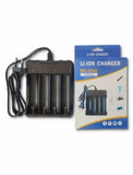4 Way Li-ion Battery Charger 18650 MS-404A 1200mA
