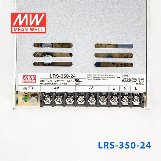 Mean Well LRS-350-24 – 24V 14.6A – 350.4W SMPS AC to DC Switching Single Output Power Supply