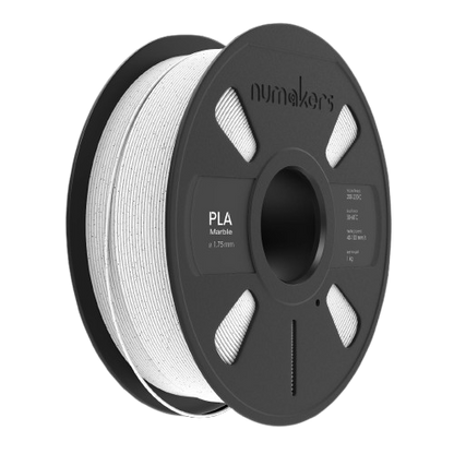 Numakers PLA+ Filament – Marble – 1.75 mm / 1 kg