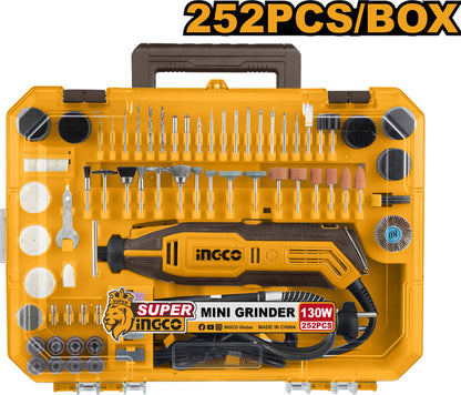 INGCO MG133281 130W Mini Grinder 252 Pcs