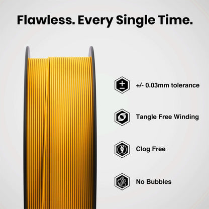 Numakers PLA+ Filament – Bahama Yellow – 1.75 mm / 1 kg