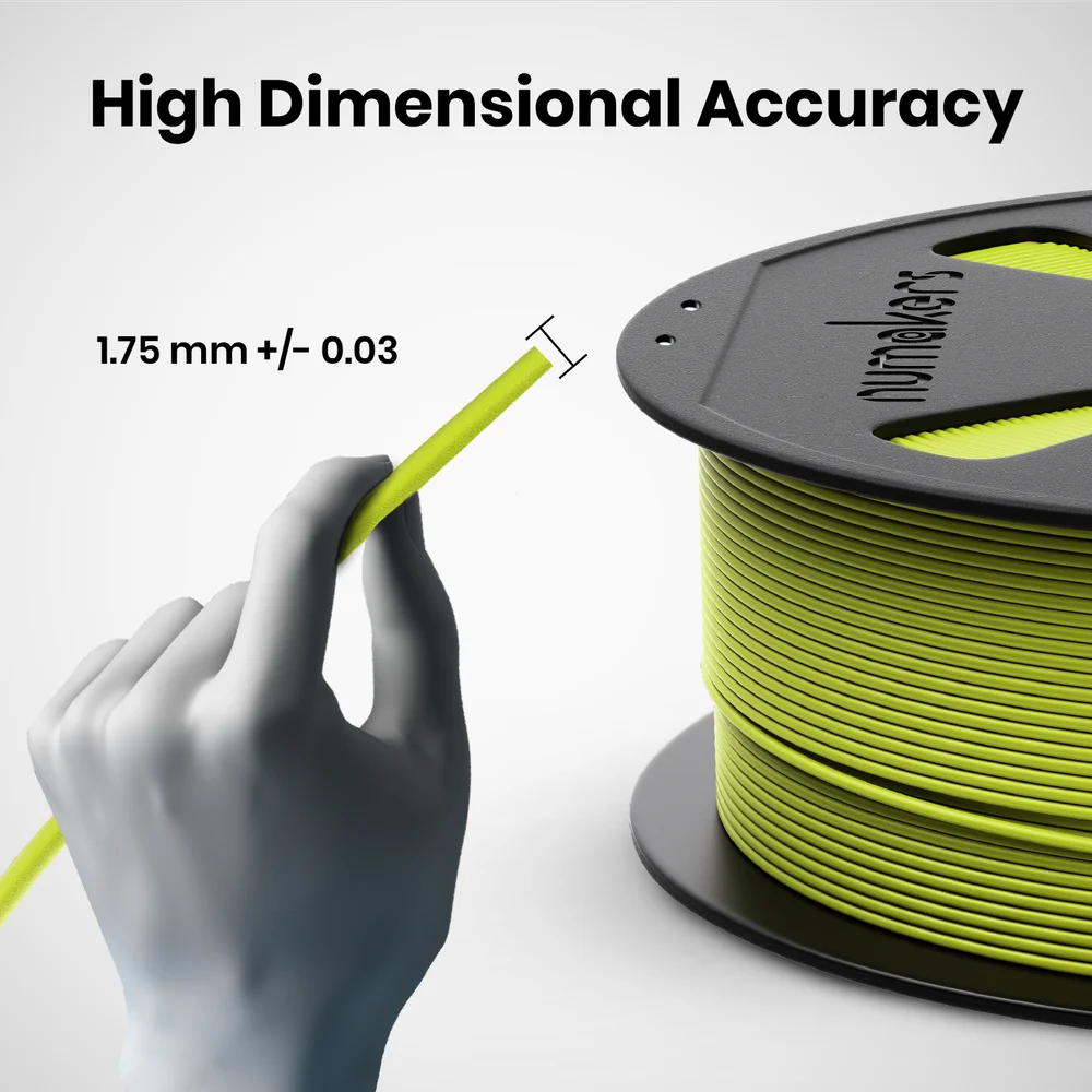 Numakers PLA+ Filament – Ryobix Green– 1.75 mm / 1 kg