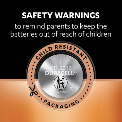 Duracell CR 2016 Duracell 3V Lithium Coin Battery (Pack Of 1)