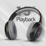 Zebronics Zeb - Paradise (Black) Bluetooth Wireless On Ear Headphones With Mic Comes With 40Mm Drivers, Aux Connectivity, Built In Fm, Call Function, 15Hrs* Playback Time And Supports Micro Sd Card